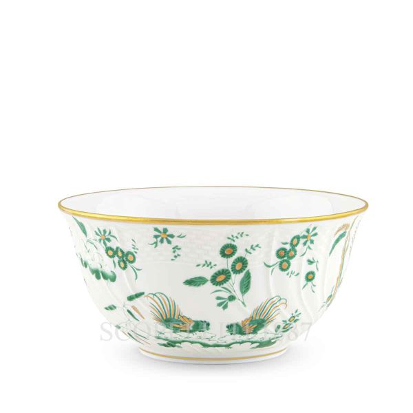 ginori 1735 oro di doccia giada soup bowl other side