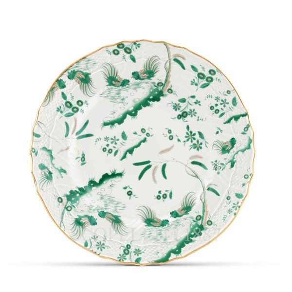 ginori 1735 oro di doccia giada soup plate
