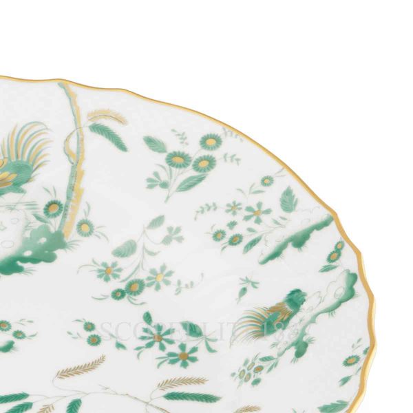 ginori 1735 oro di doccia giada soup plate view
