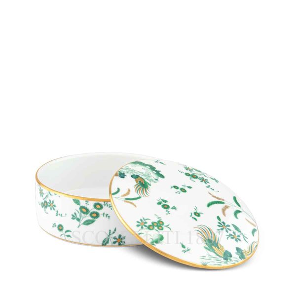 ginori 1735 oro di doccia giada trinket box open