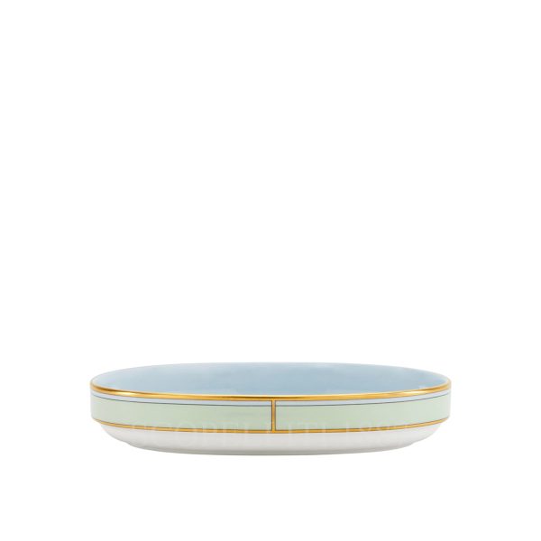 ginori 1735 pickle dish diva green