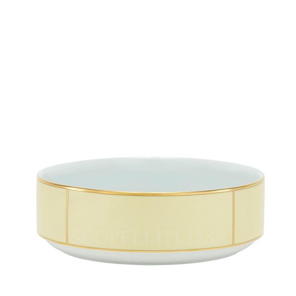 ginori 1735 salad bowl diva giallo