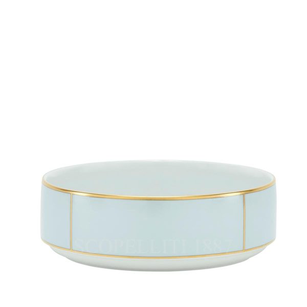 ginori 1735 salad bowl diva light blue