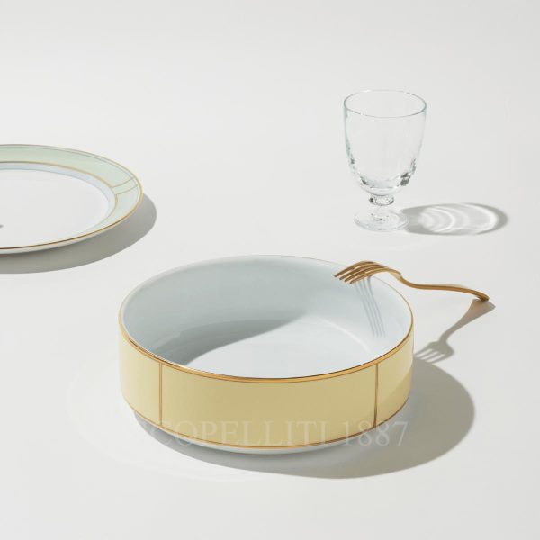 ginori 1735 salad bowl diva yellow