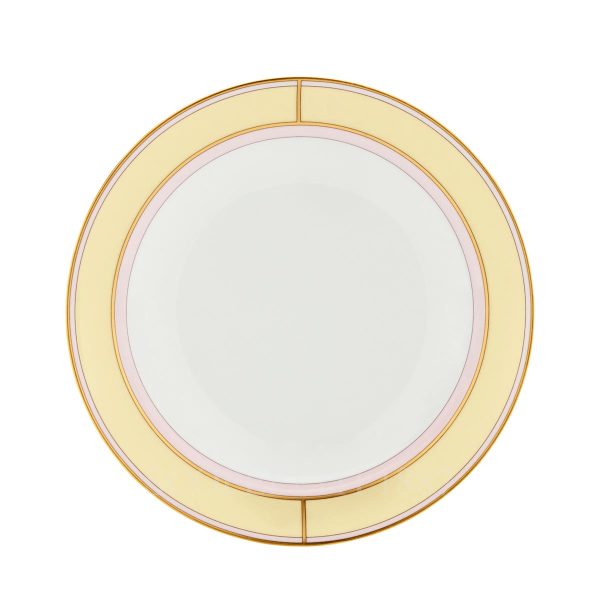 ginori 1735 soup plate diva yellow