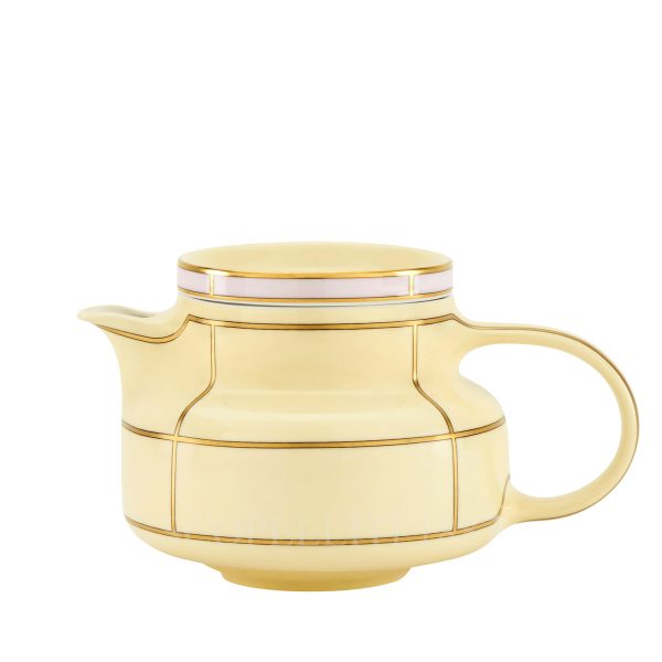 ginori 1735 teapot diva yellow