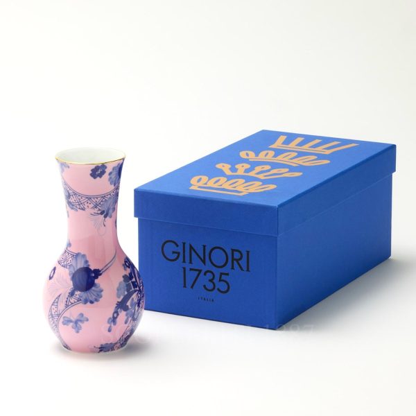 ginori 1735 tulip vase oriente italiano azalea