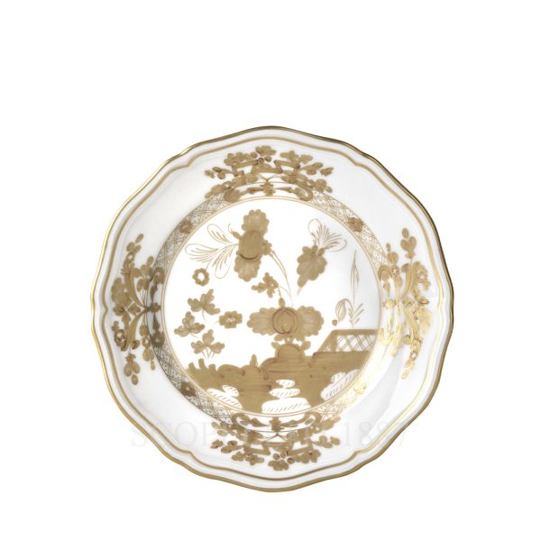 Ginori 1735 Bread Plate Oriente Italiano Aurum