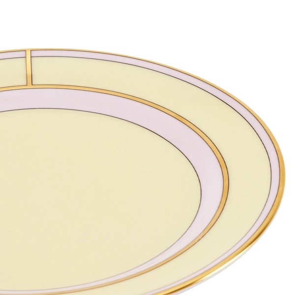 ginori 1735 bread plate diva yellow