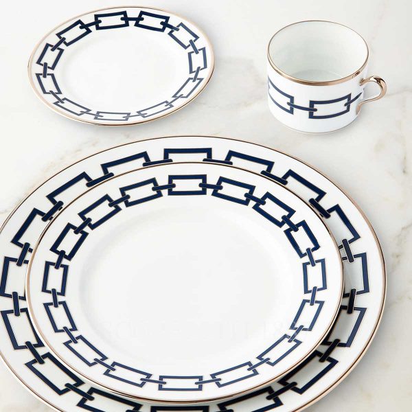 richard ginori catene blue plates