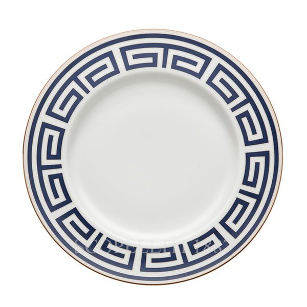 charger plate labirinto blue