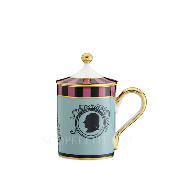 ginori cirque des merveilles pink covered mug