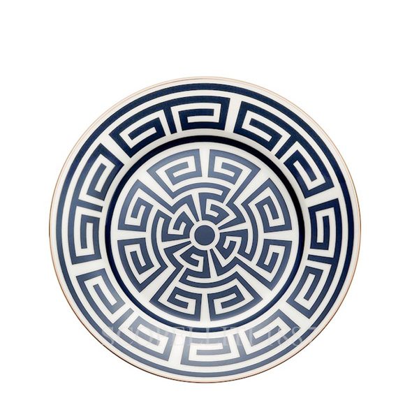 dessert plate labirinto blue
