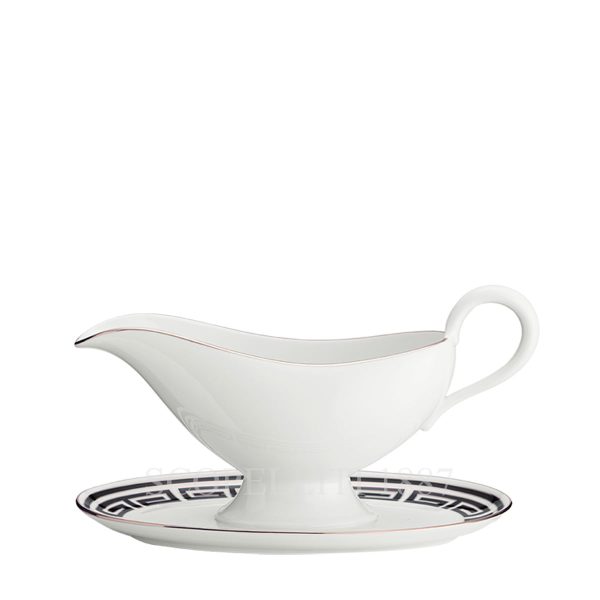 ginori gravy boat labirinto black