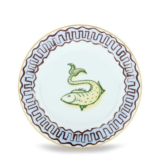 ginori il viaggio di nettuno dessert plate fish