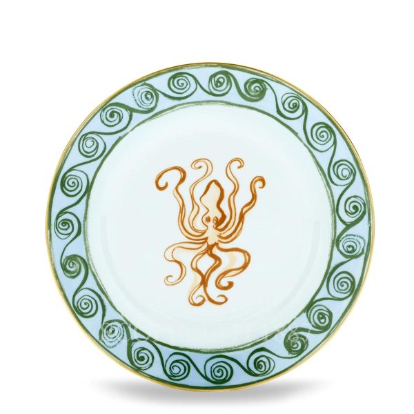 ginori il viaggio di nettuno dessert plate octopus