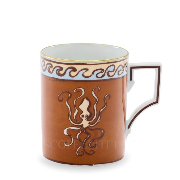 ginori il viaggio di nettuno mug octopus
