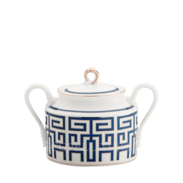 ginori sugar bowl labirinto blue