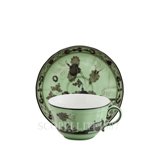 Ginori 1735 Tea Cup and Saucer Oriente Italiano Bario