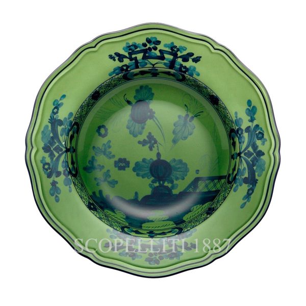 Ginori 1735 Soup Plate Oriente Italiano Malachite