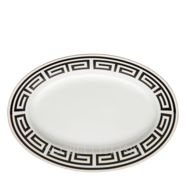 ginori dish plate labirinto black