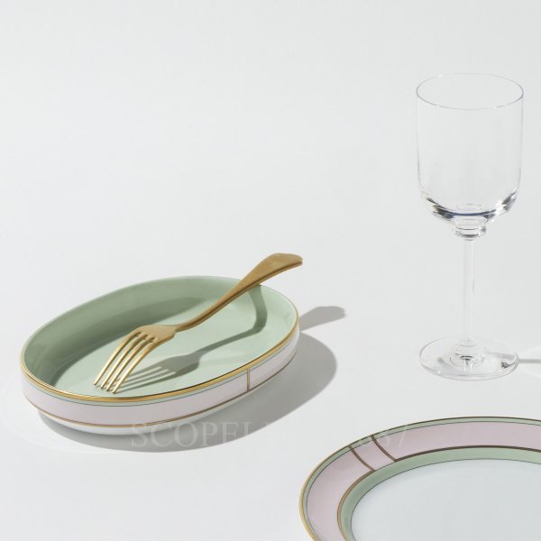 ginori 1735 pickle dish diva pink