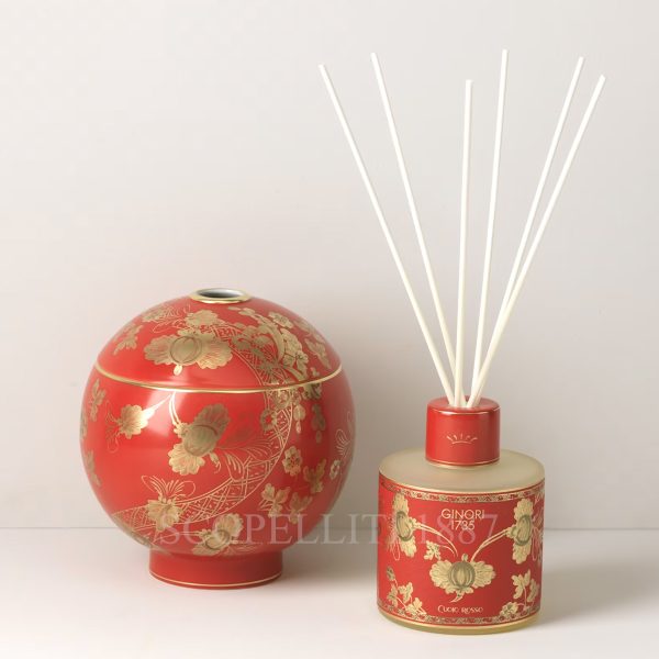 ginori rubrum oriente italiano difusser holder vase