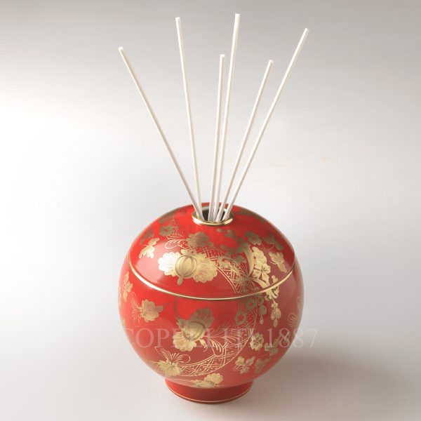 ginori rubrum oriente italiano difusser holder vase
