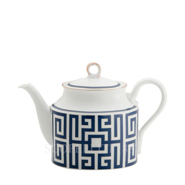 ginori teapot labirinto blue
