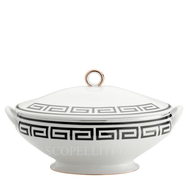 ginori tureen cover labirinto black