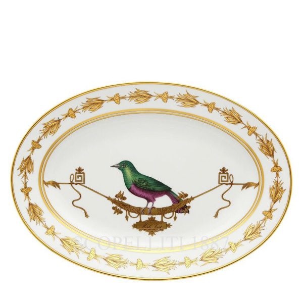 ginori voliere oval platter large