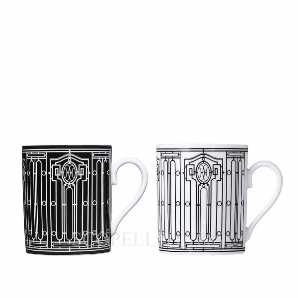 hermes h deco set of 2 mugs