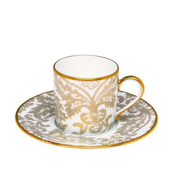 haviland damassé ritz paris coffee cup
