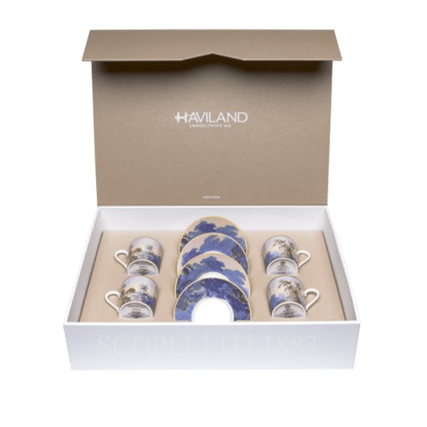 haviland le bresil coffee cup gift box