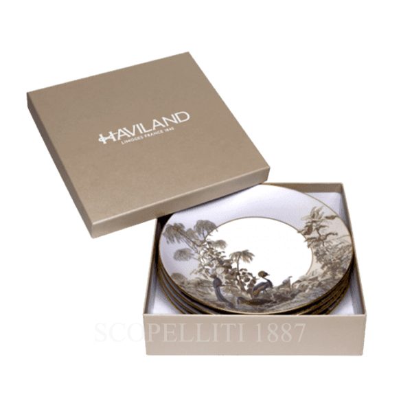 haviland le bresil dessert plate gift box