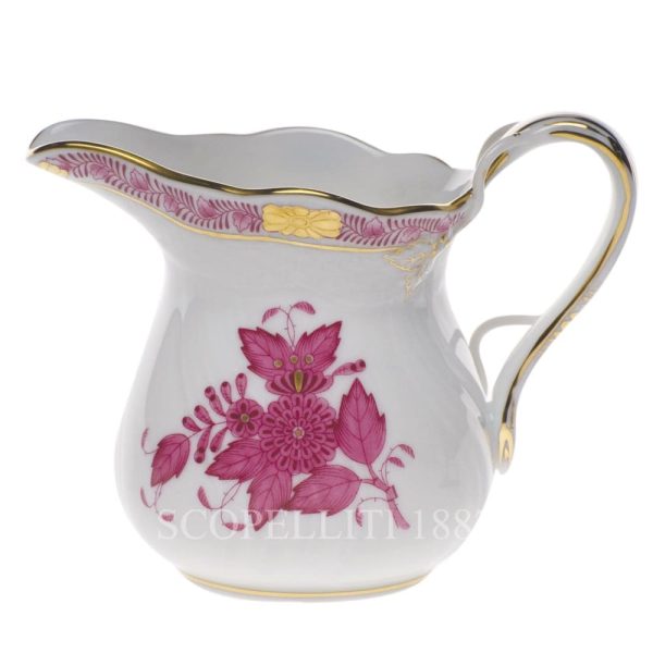 herend porcelain apponyi creamer pink