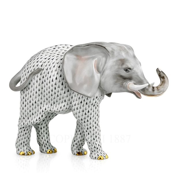 herend baby elephant figurine