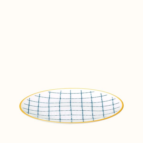 hermes a walk in the garden bread and butter plate blue 14 cm 02