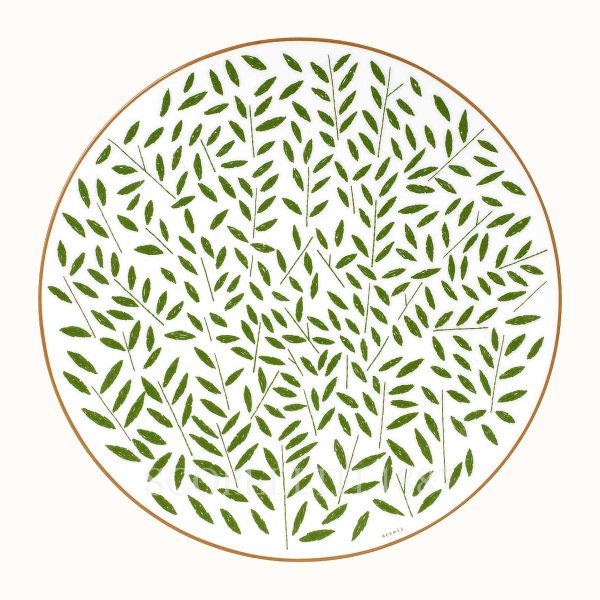 hermes A walk in the garden dinner plate green