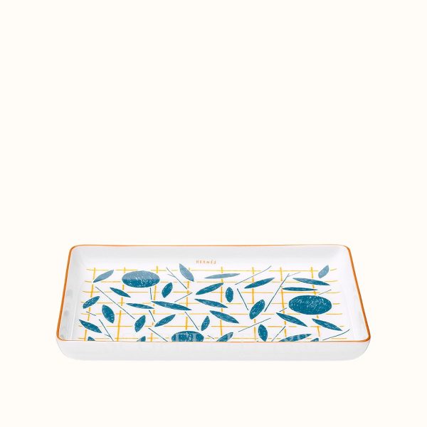 hermes a walk in the garden small tray 16x12 cm 02
