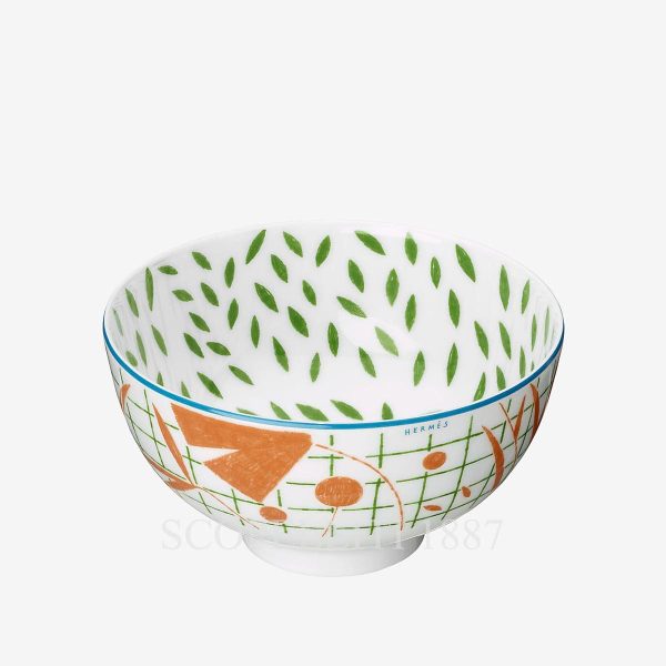 hermes bowl a walk in the garden medium