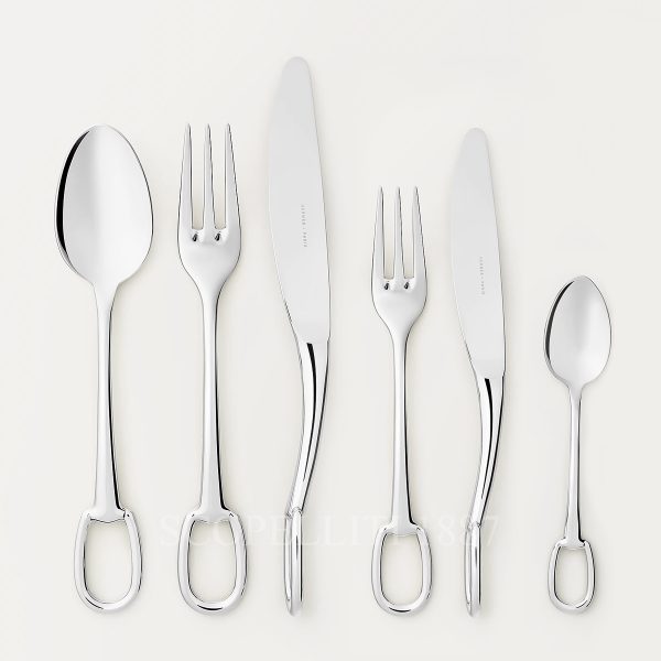 Hermes Cutlery 36 Pieces Attelage Stainless Steel