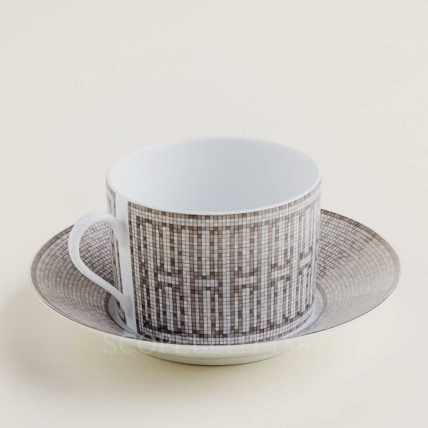 hermes breakfast cup platinum