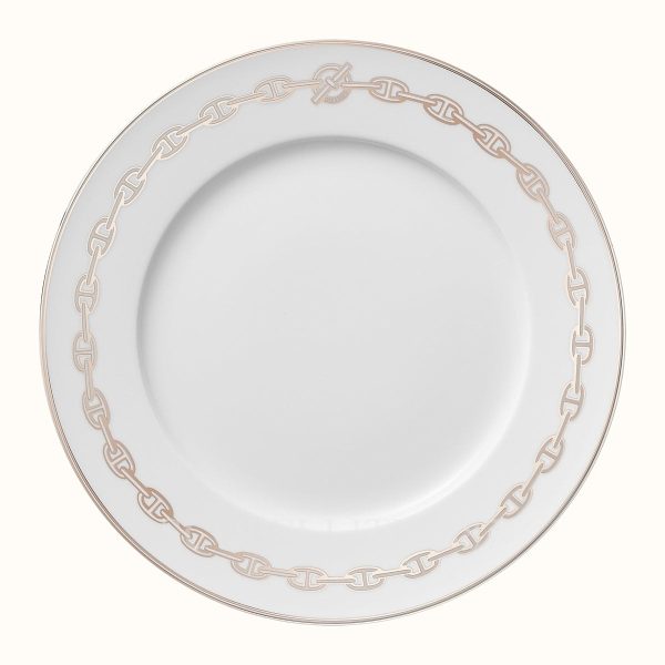 hermes chaine d ancre platine presentation plate 30 cm