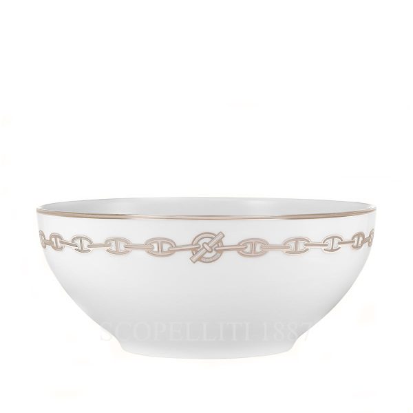 hermes chaine d ancre platine salad bowl