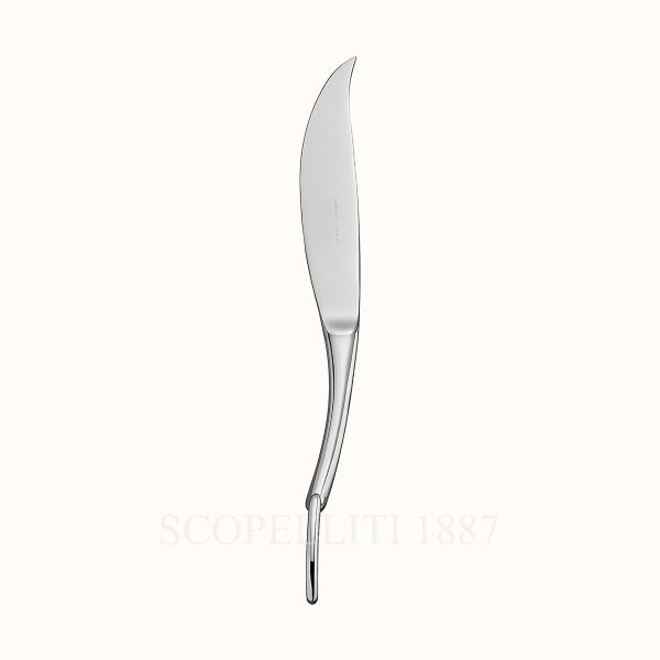 hermes cheese knife attelage silver-plated