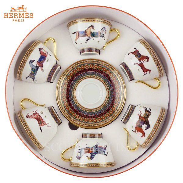hermes tea set cheval d'orient