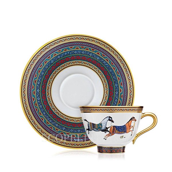 hermes tea cup and saucer n.4 cheval d'orient