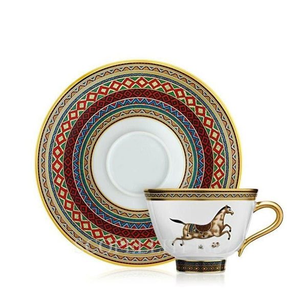 hermes tea cup and saucer n.3 cheval d'orient