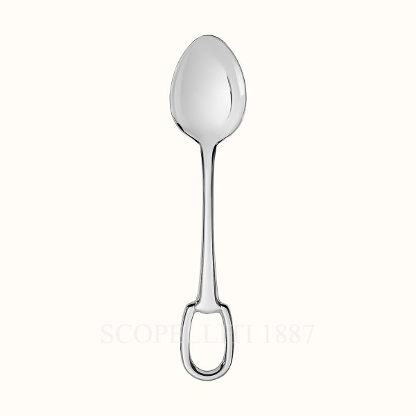 hermes coffee spoon attelage silver-plated